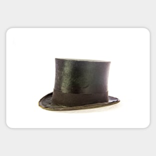 Black Top Hat Sticker